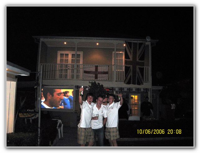 DJ & SJ Backyard setup during World Cup June 2006 1